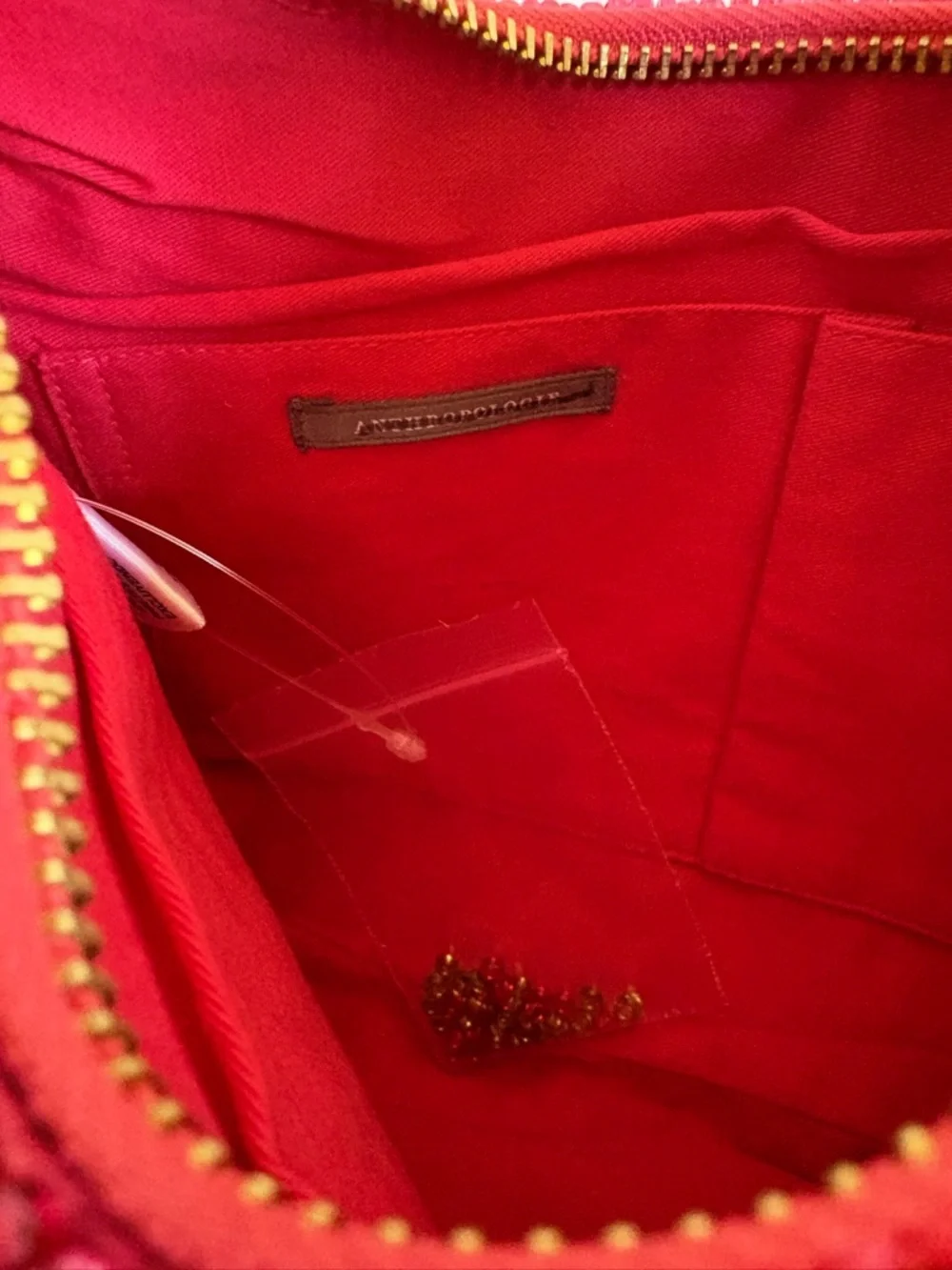 NWOT Anthropologie The Tate Beaded Bag